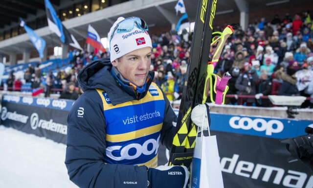 STERK SESONGSTART:Johannes Høsflot Klæbo tok en overlegen seier under sprintfinalen i verdenscupen i Otepää i Estland i januar.
Foto: Terje Pedersen / NTB scanpix STERK SESONGSTART:Johannes Høsflot Klæbo tok en overlegen seier under sprintfinalen i verdenscupen i Otepää i Estland i januar.
Foto: Terje Pedersen / NTB scanpix